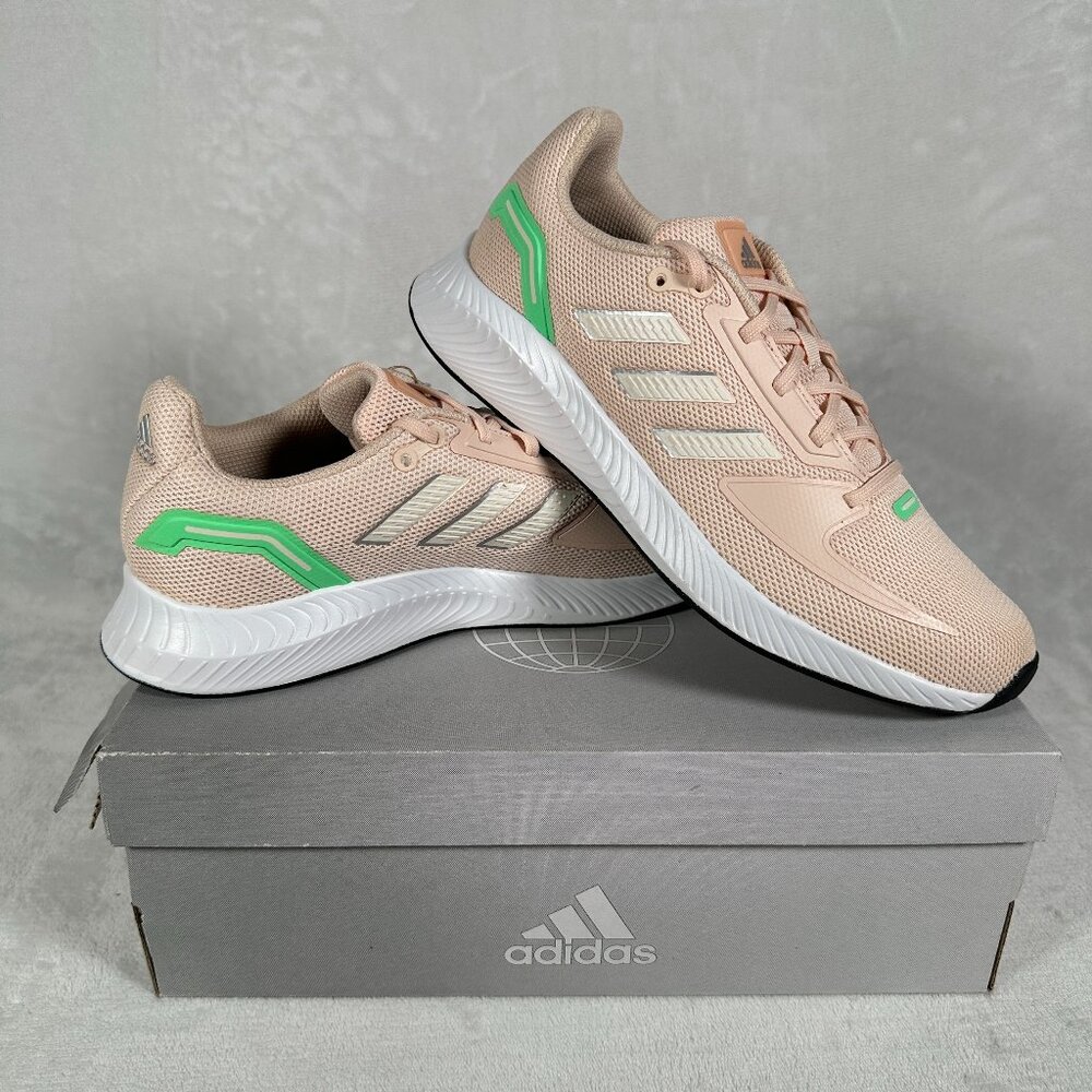 Adidas Running Shoes Women Size 9 GV9573 Lace-Up Sneakers Runfalcon 2.0 NWB